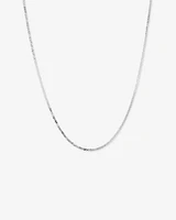 45cm (18") Serpentine Chain in Sterling Silver