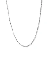 Cubic Zirconia Tennis Necklace in Sterling Silver