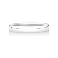 Half Round Wedding Band 10kt Yellow Gold