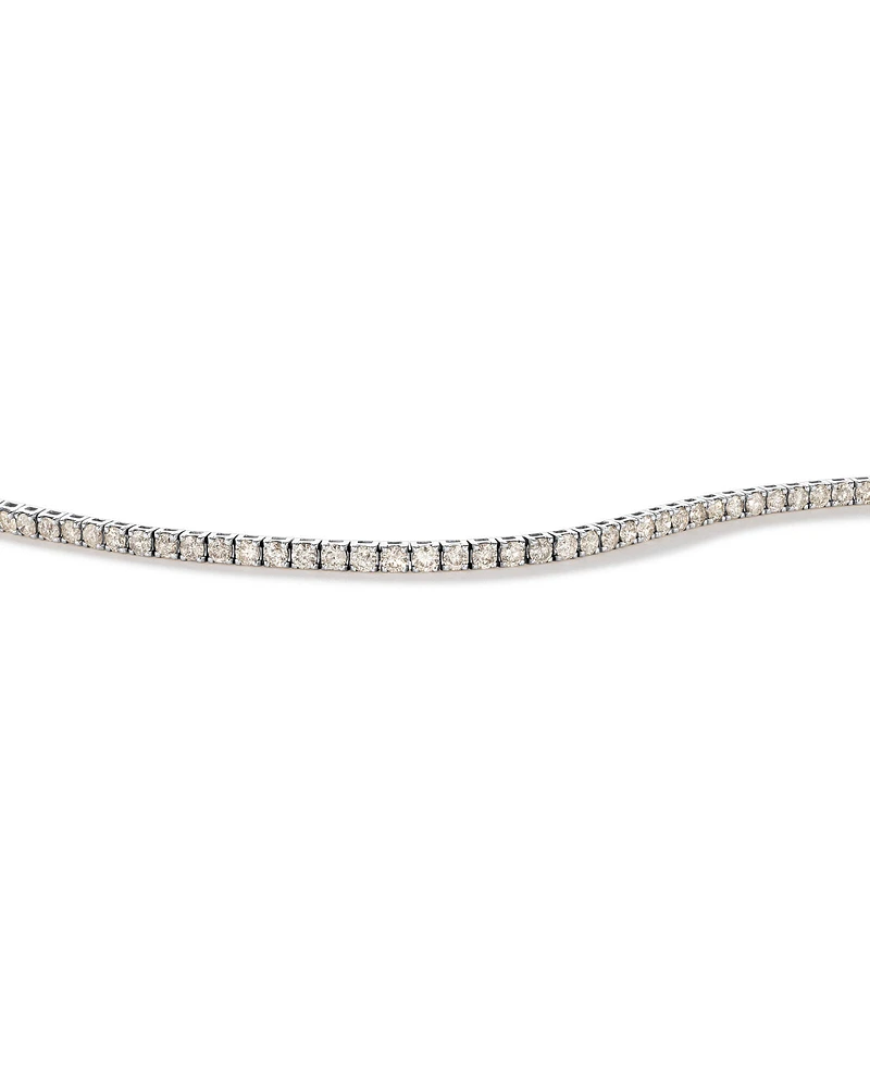 Bracelet de Tennis de 4,92 Carat TW en Diamant en Or Blanc 10kt