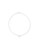 50cm (20") Fine Belcher Open Pendant Chain in Sterling Silver