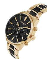 Montre à énergie solaire en acier inoxydable bleu pour homme