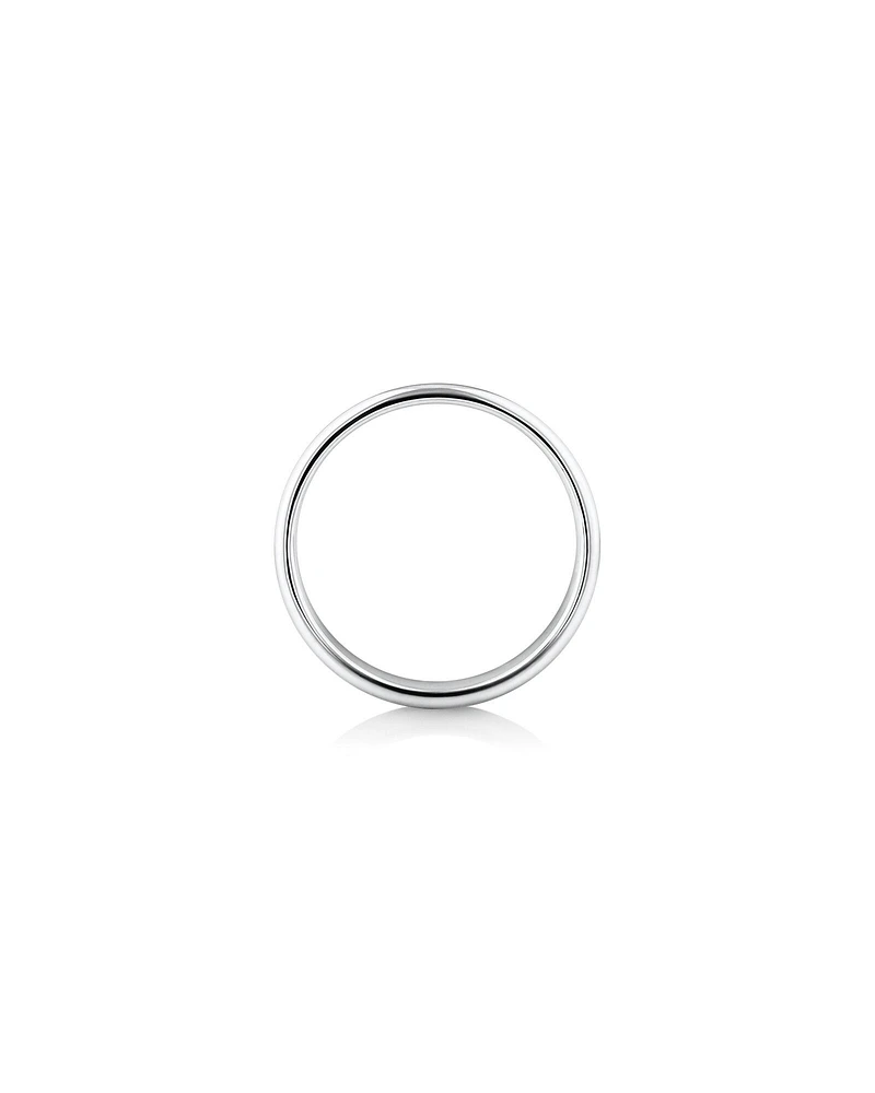 Men's Wedding Band in 10kt White Gold