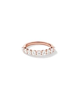1.30 Carat TW Round Brilliant Laboratory-Grown Diamond Wedding Ring in 14kt White Gold