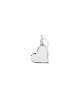 Pendentif coeur d'amour à graver en argent sterling