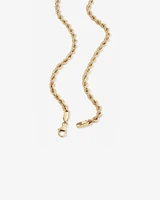 45cm (18") 4mm-4.5mm Rope Chain in 10kt Yellow Gold