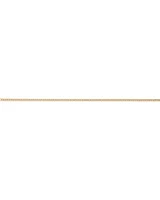 50cm (20") 3.75mm Width Semi Solid Diamond Cut Curb Chain in 10kt Yellow Gold