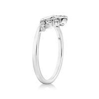 Wedding Ring with 0.14 Carat TW of Diamonds in 14kt White Gold