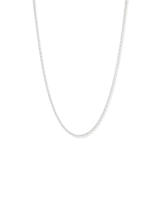 50cm (20") 3mm-3.5mm Width Belcher Chain in Sterling Silver