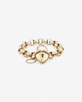 19cm (7.5") 11mm-11.5mm Width Belcher Bracelet in 10kt Yellow Gold