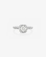 Engagement Ring With 0.95 Carat TW Of Diamonds In 14kt White Gold