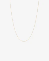 50cm (20") 1mm Width Singapore Chain in 10kt Yellow Gold