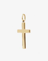 Large Cross Pendant in 10kt Yellow Gold