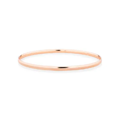 14K Gold 1.5mm Twist Slip-On Bangle Bracelet