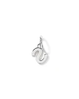 Letter Z Initial Pendant in Sterling Silver