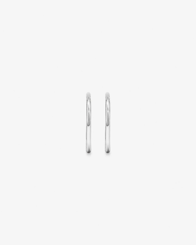 14mm Sleeper Earrings in Sterling Silver