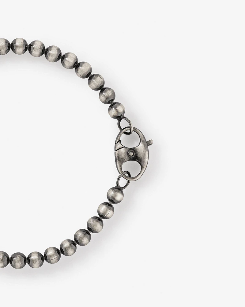 Ball Chain Bracelet in Oxidised Sterling Silver