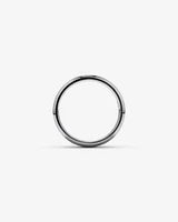 6mm Black Titanium Bevelled Edge Wedding Band