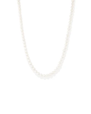 Cultured Freshwater Pearl Necklace in 10kt Yellow Gold