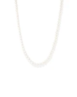 Cultured Freshwater Pearl Necklace in 10kt Yellow Gold