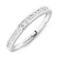Bridal Set with 1 Carat TW of Diamonds 14kt White Gold