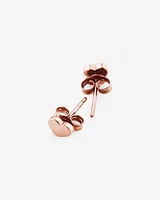 Heart Stud Earrings in 10kt Yellow Gold