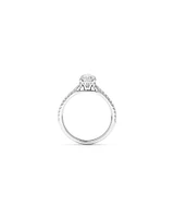 Pear Solitaire Engagement Ring with 1.12ct TW of Diamonds in 14kt White Gold