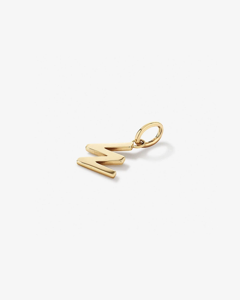 Letter Q Initial Pendant in 10kt Yellow Gold