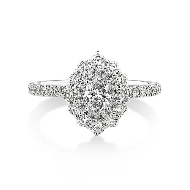 Michael Hill Halo Engagement Ring 2025 - Main Image