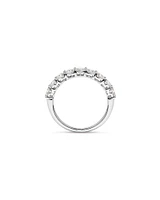 1.30 Carat TW Round Brilliant Laboratory-Grown Diamond Wedding Ring in 14kt White Gold