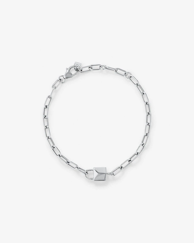 Signature Lock Bracelet in Sterling Silver