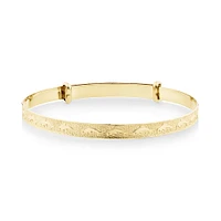 Expandable Baby Bangle in 10kt Yellow Gold