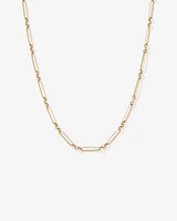 5.00mm Wide Paperclip 3 and 1 Chain in 10kt Yellow Gold