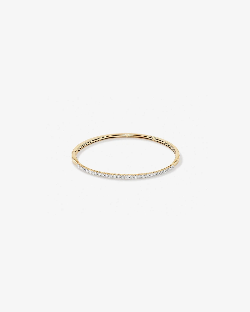 Bangle With 1 Carat TW Of Diamonds In 10kt Yellow Gold