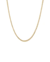 60cm (24") 3mm-3.5mm Width Curb Chain in 10kt Yellow Gold