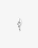 Bow Key Pendant in Sterling Silver