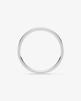 5mm Lite Half Round Wedding Band in Platinum
