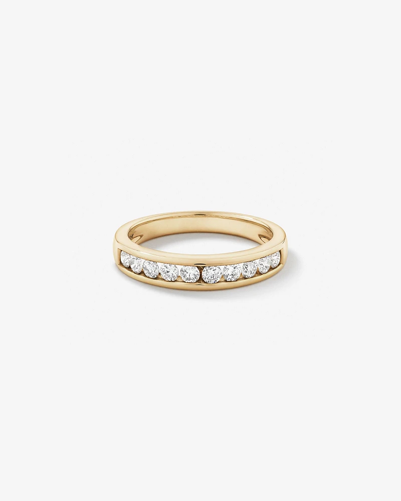 Evermore Wedding Band with 0.50 Carat TW of Diamonds in 18kt Yellow Gold