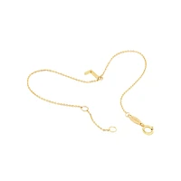 19cm (7.5") C Initial Bracelet in 10kt Yellow Gold