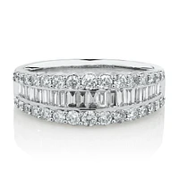 Ring with 1 Carat TW of Diamonds in 14kt White Gold