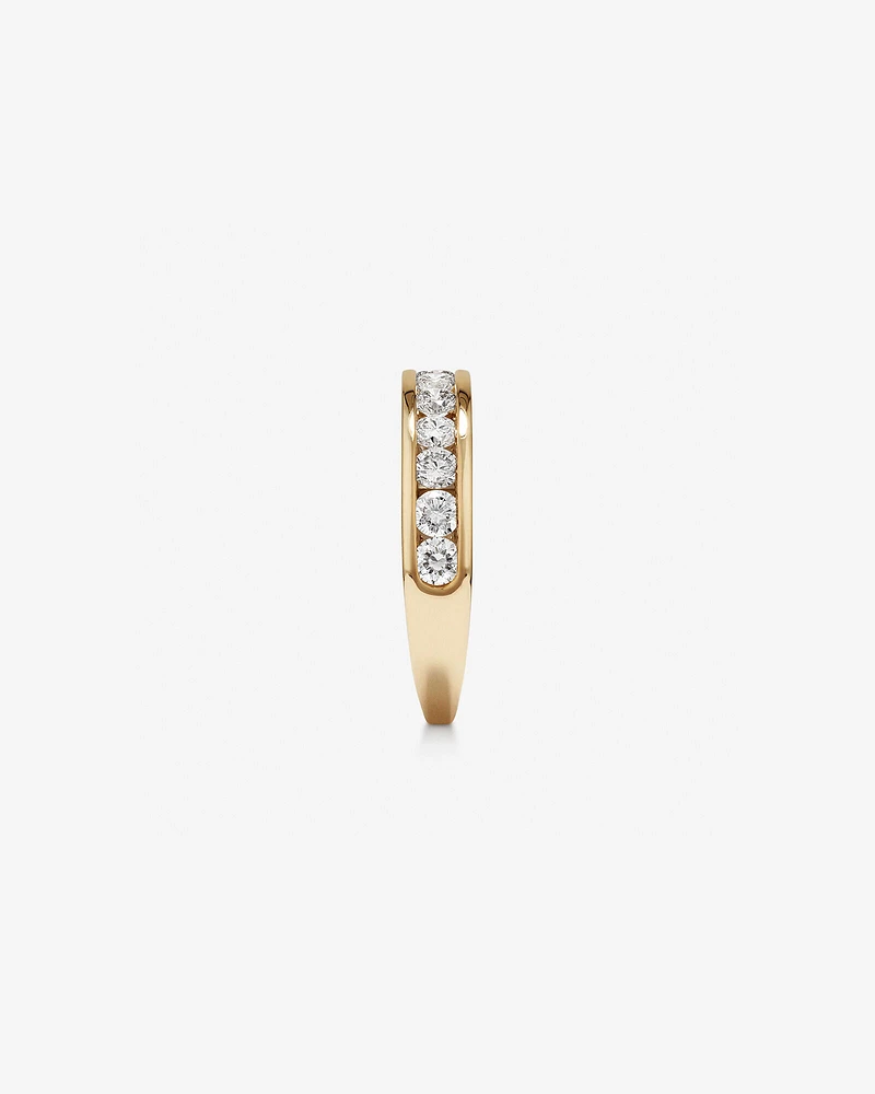 1.00 Carat TW Channel Set Laboratory-Grown Diamond Wedding Ring in 14kt Yellow Gold