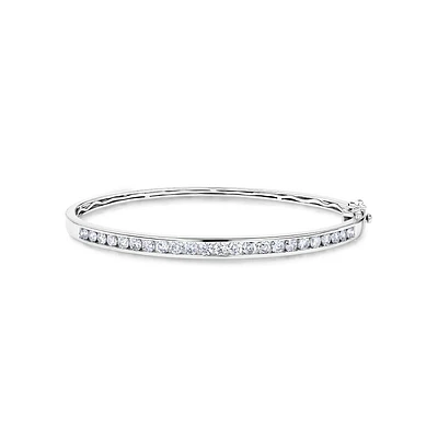 Bangle with 2 Carat TW Of Diamonds in 10kt Gold