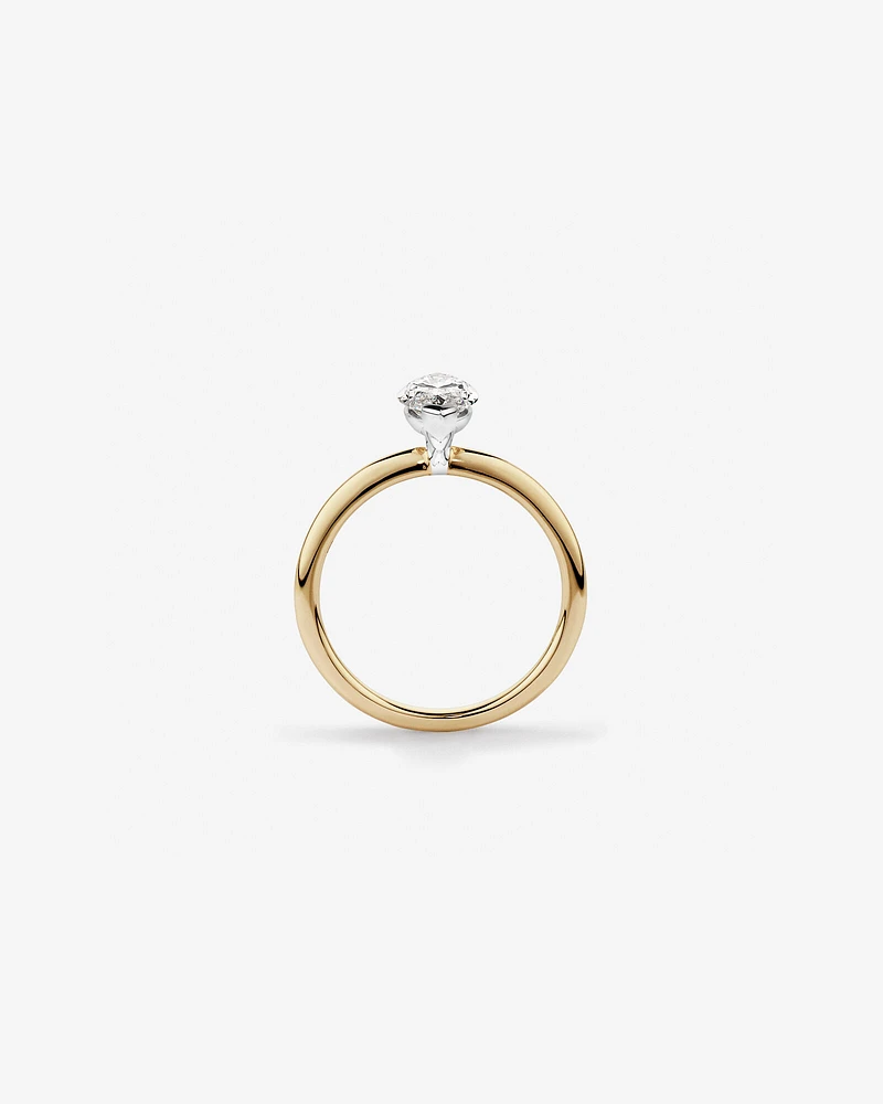 1.25 Carat TW Marquise Laboratory-Grown Diamond Solitaire Engagement Ring in 14kt White Gold