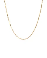 50cm (20") Oval Belcher Chain in 10kt Yellow Gold