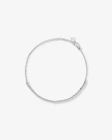 0.50 Carat TW Laboratory-Grown Diamond Tennis Bracelet in 10kt White Gold