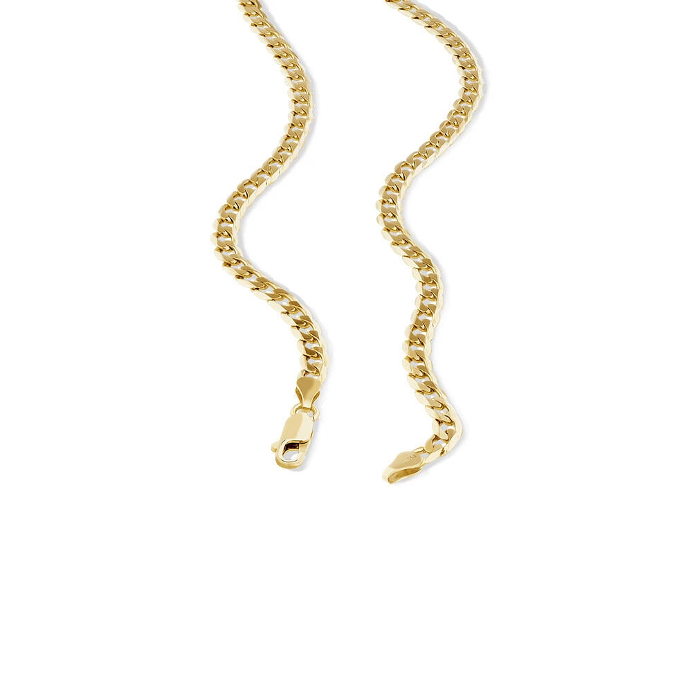 60cm (24") Curb Chain in 10kt Yellow Gold