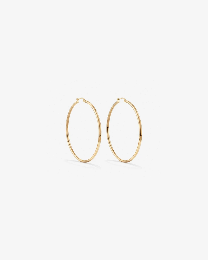 45mm Hoop Earrings in 10kt Yellow Gold