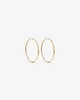 45mm Hoop Earrings in 10kt Yellow Gold