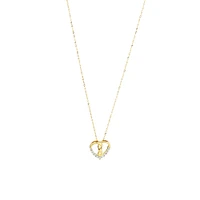 Infinitas Pendant with 0.15 Carat TW of Diamonds in 10kt Yellow Gold