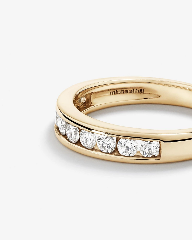 Evermore Wedding Band with 0.50 Carat TW of Diamonds in 18kt Yellow Gold